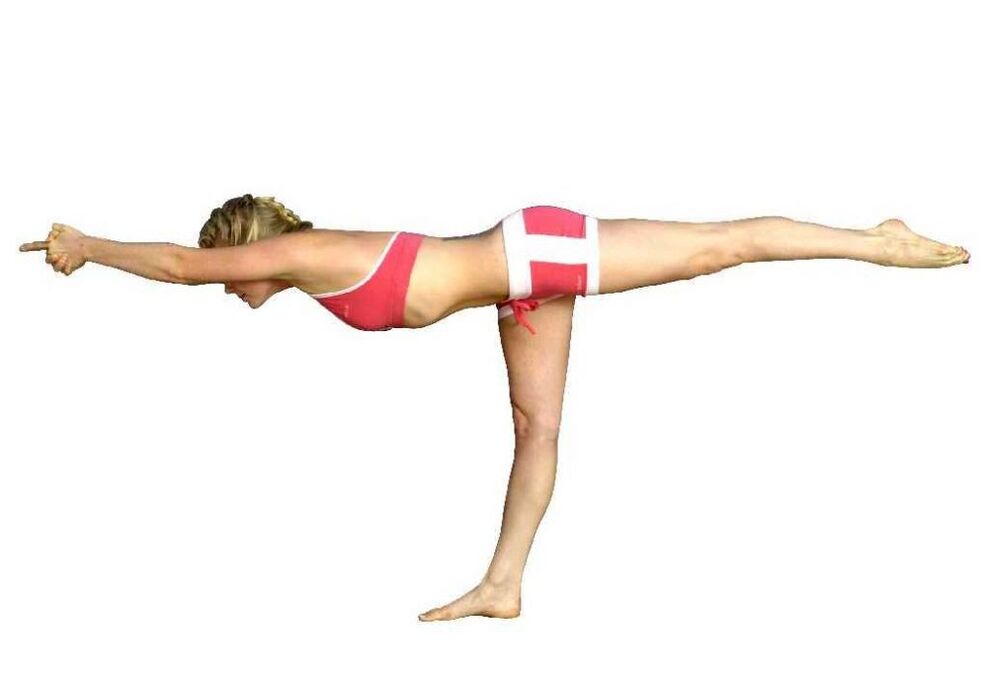 Hanka baten gainean orekatzeak inklinazioarekin pisua galtzen lagunduko dizu